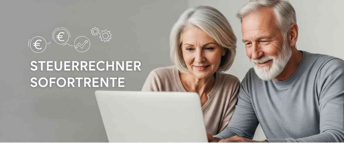 Mit dem Steuerrechner für die Sofortrente auf vergleich-sofortrente.de erhalten Sie ein professionelles Tool, das Ihnen exakt zeigt, wie hoch Ihre steuerliche Belastung durch die sogenannte Ertragsanteilsbesteuerung ausfällt.