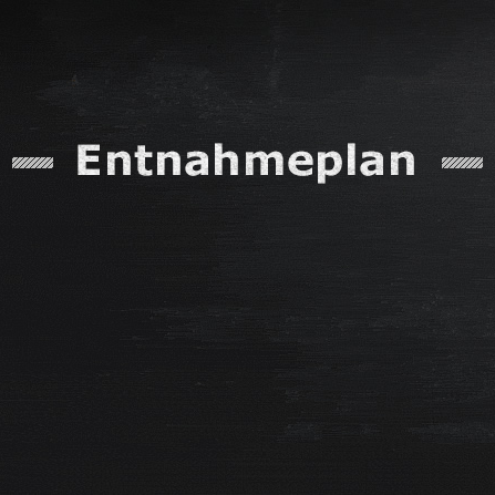 Entnahmeplan